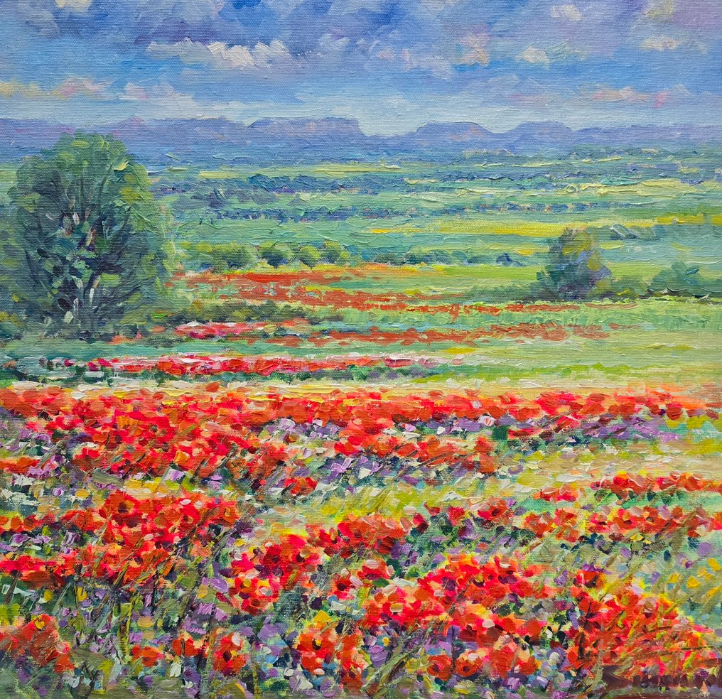 Josep Serramont (1958) - Mar de amapolas #1.0