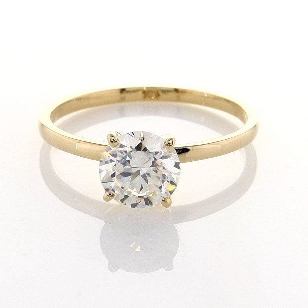 Nincs minimálár - Gyűrű - 14 kt. Sárga arany - 0.99ct. tw. Gyémánt (Természetes) - GWLab #1.0