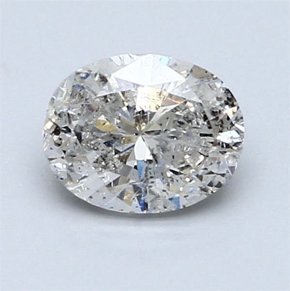 1 pcs Diamond  (Natural)  - 1.17 ct - Oval - F - I1 - International Gemological Institute (IGI) #1.0
