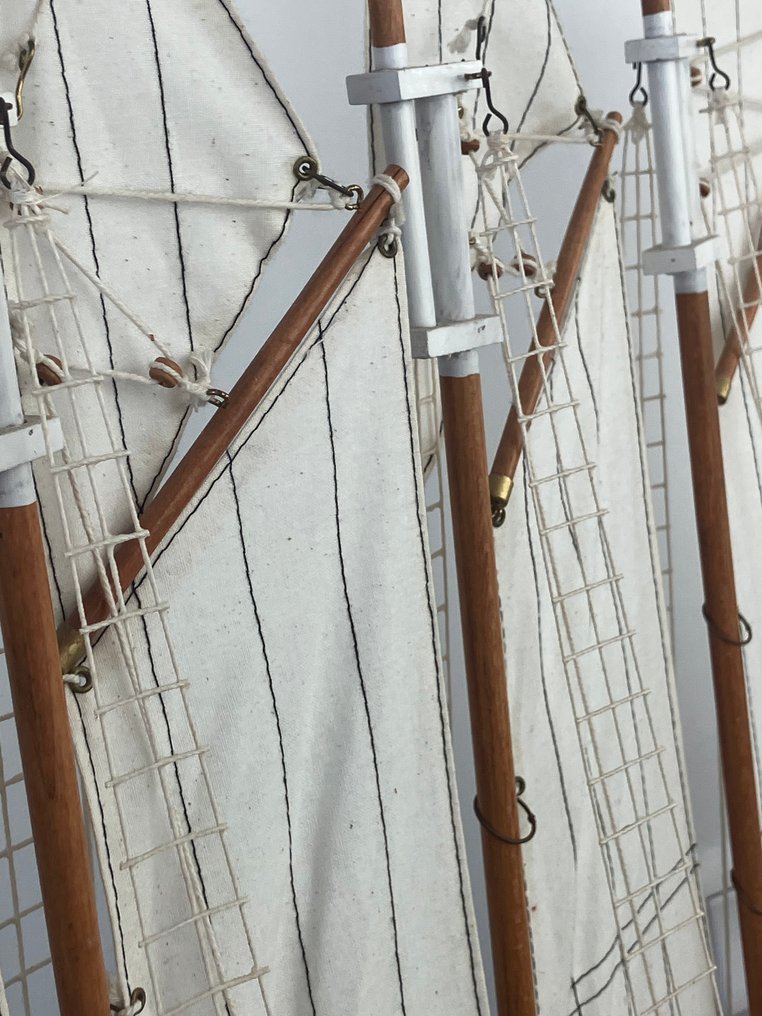 Ναυτικά αντικείμενα - zeilschip Marco Polo Tarente - Ξύλο, Βαμβάκι #3.2