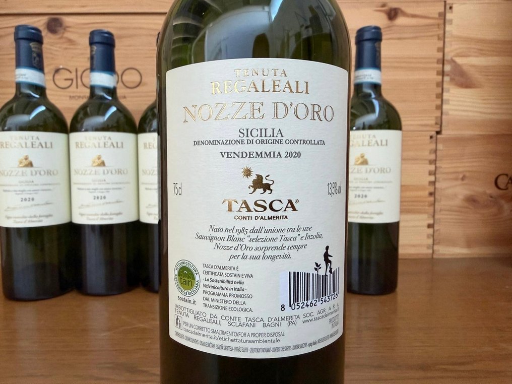 2020 Tasca d'Almerita "Nozze d'Oro" - Sicily - 6 Bottles (0.75L) #4.3