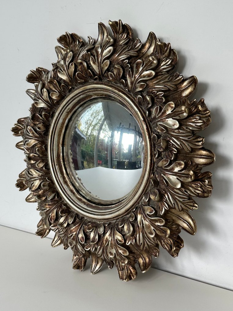 Καθρέφτης τοίχου  - Ρητίνη, Γυαλί - Ένα μεγάλο καθρέφτη σερβιτόρου. #1.0