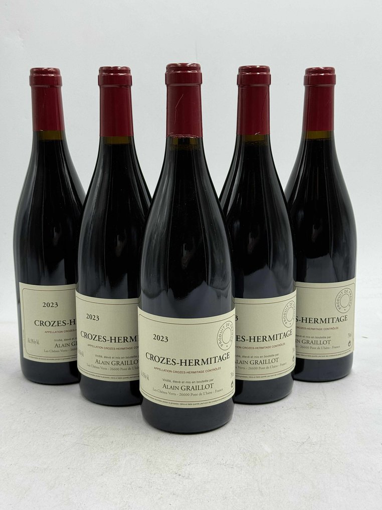 2023 Alain Graillot - Crozes-Hermitage - 6 Flasker  (0,75 l) #1.0