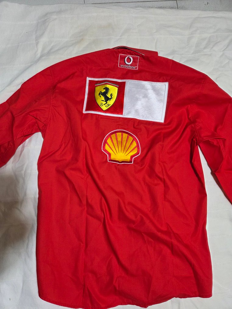 Powłoka - Ferrari - Camicia Ferrari Scuderia F1 team Fila Tg. M F1 Michael Schumacher Vodafone Shell 2005 #3.2