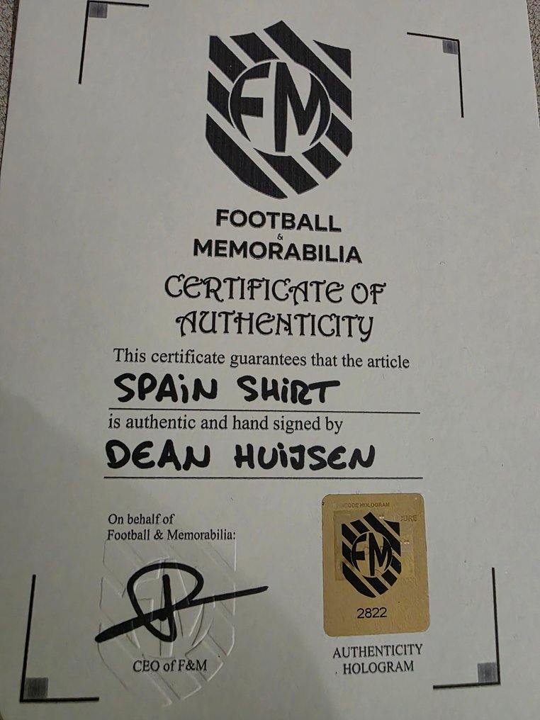 España - Dean Huijsen - Camisola de futebol #4.3