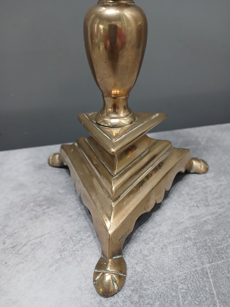 小烛烛台 - 黄铜色 - 路易十四时代 #1.0