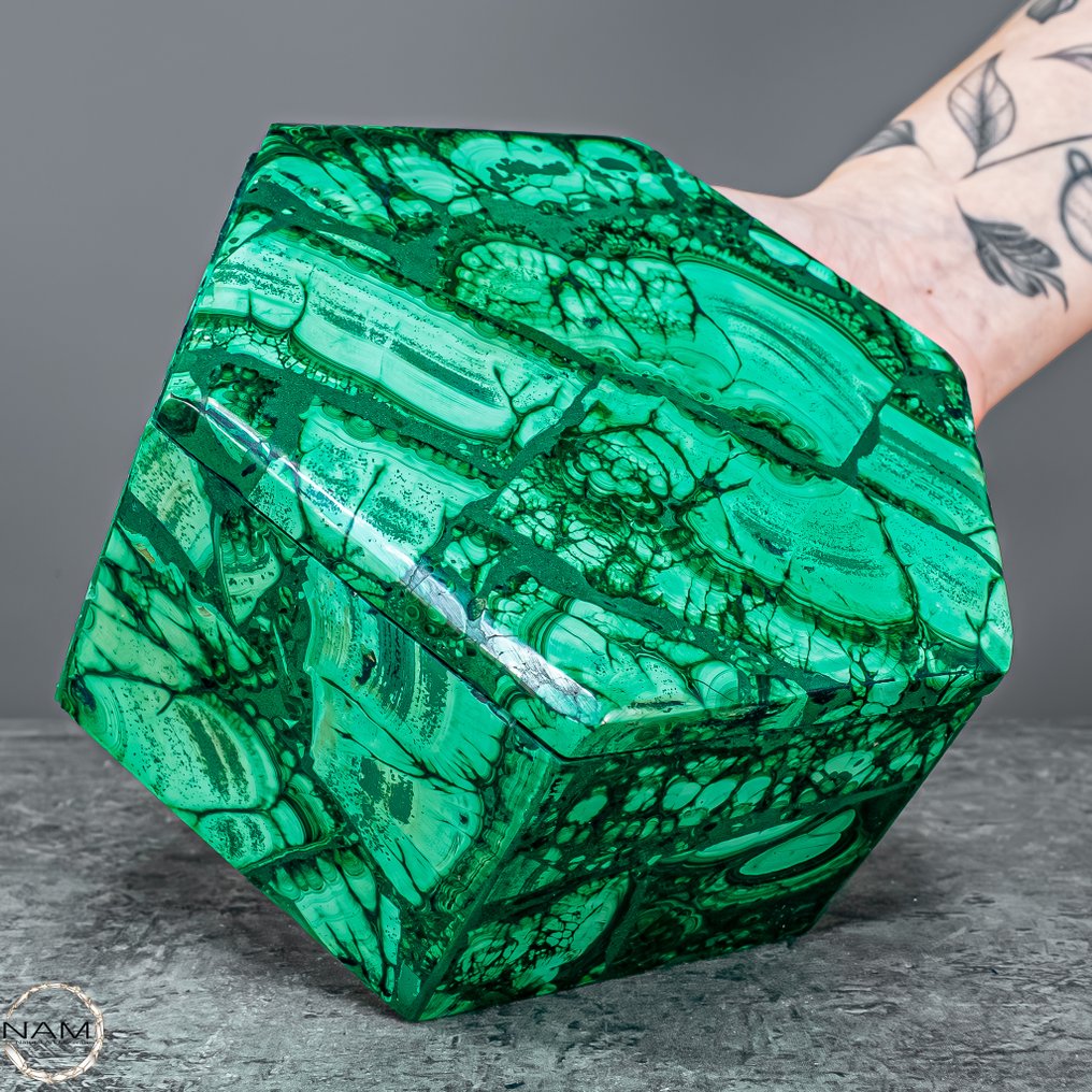 Φυσική σμαραγδί κοσμηματοθήκη Αριστούργημα της χειροτεχνίας- 1141.56 g #1.0