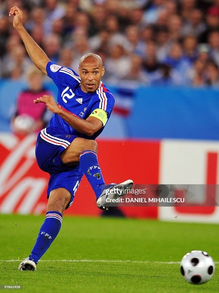 France - Αγώνες της εθνικής ομάδας Γαλλίας / Διεθνείς. - Thierry Henry - 2008 - Ποδοσφαιρική φανέλα #3.2