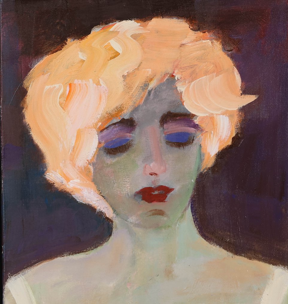 C.M (XX) - Vrouw in witte jurk #2.1