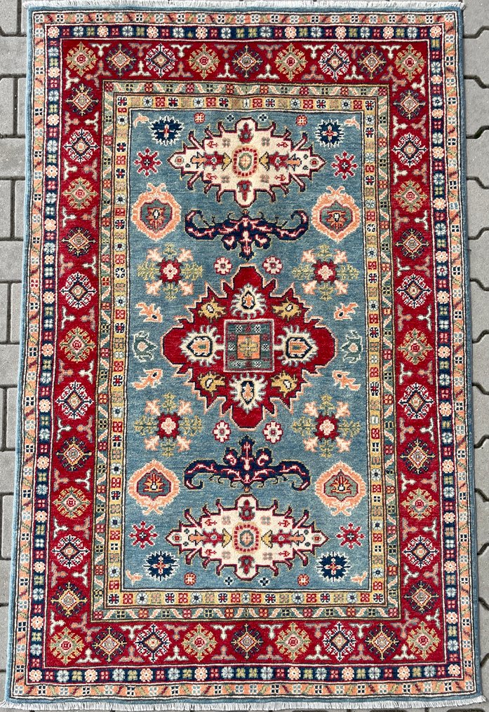 Afghan shawl - unused - hand-knotted - wool - new - Carpet - 184 cm - 118 cm #1.0