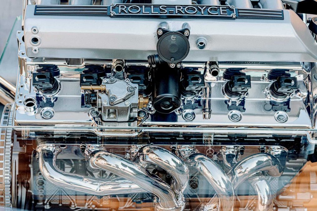 Artwork - Rolls-Royce - Rolls-Royce V12 Engine Coffee Table – Handbuilt Automotive Art by E36Kings #3.2