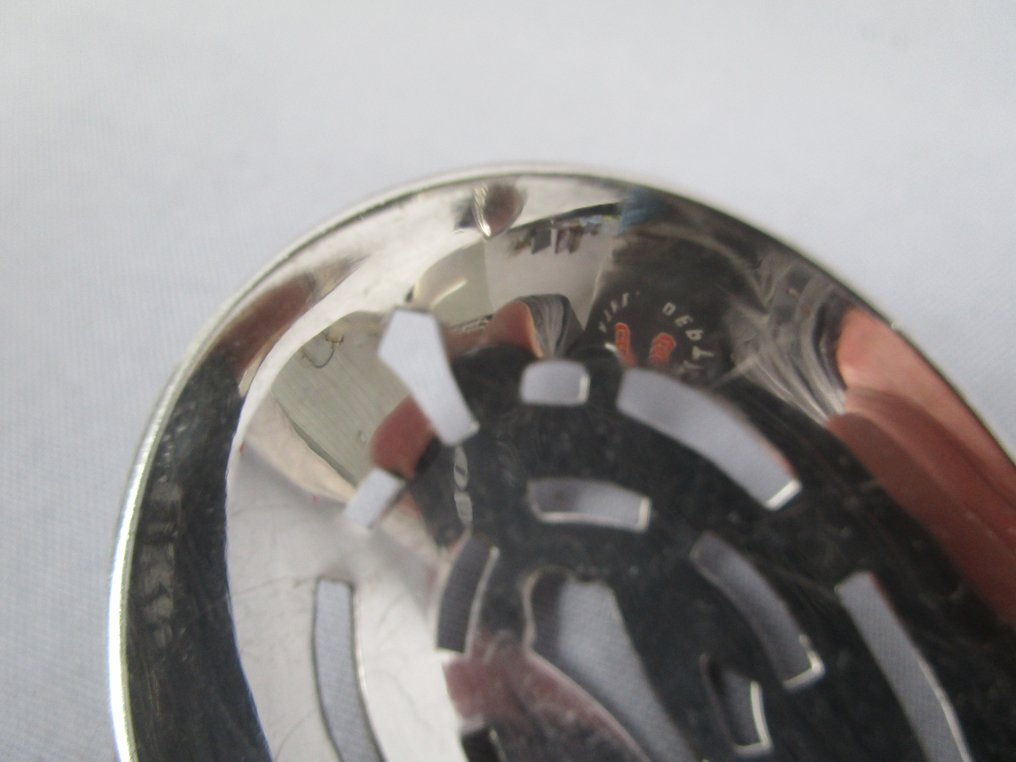 Christofle - Faqueiro - Modelo: Fidelio - Colher de serviço / Colher de apresentação - aproximadamente 21,5 cm - Prateado #2.1