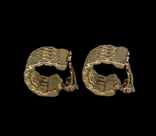 Givenchy - 鍍金 - 耳環 - 1970年代复古 #4.3