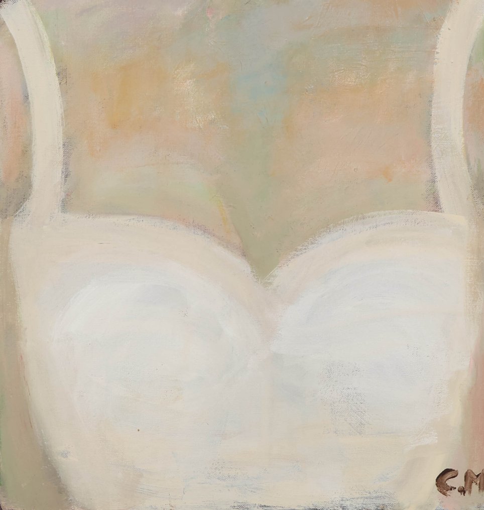 C.M (XX) - Vrouw in witte jurk #4.3