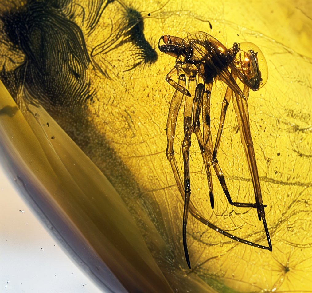 Collector’s BALTIC AMBER Pendant – Mysterious Insect Inclusion – Eocene Fossil Jewelry - Amber (No reserve price) #3.2