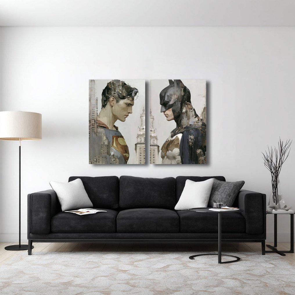 Canvas Fit - Alberto Ricardo - Superman vs Batman: El Encuentro de los Inmortales (Díptico) #1.0