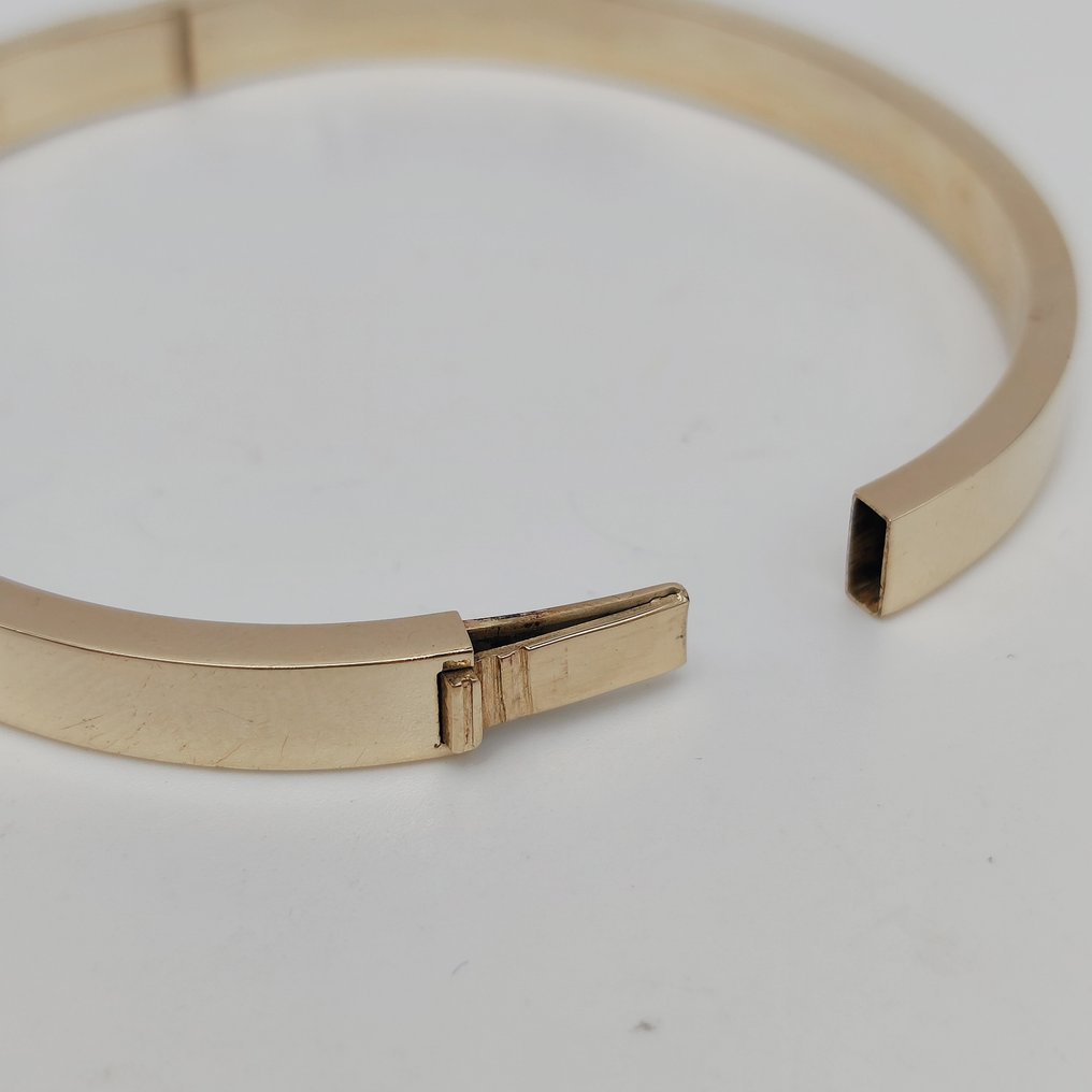 Βραχιόλι - 14 καράτια Ασημί, Κίτρινο χρυσό - FJORY #3.2