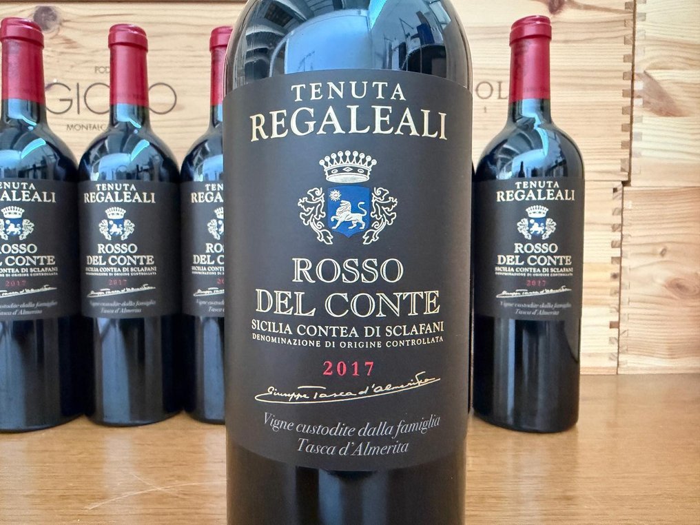2017 Tasca d'Almerita Rosso del Conte - Sicily - 6 Bottles (0.75L) #1.0