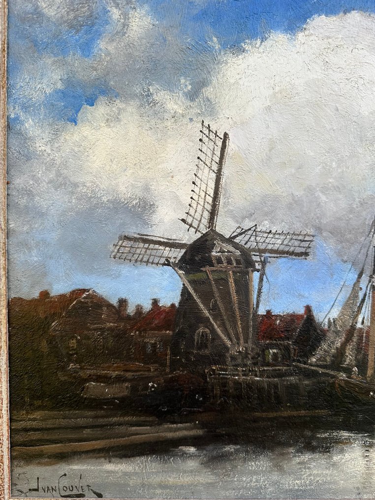 Jan van Couver - Hermanus Koekkoek jr. (1836-1909) - A Dutch Harbour #3.2