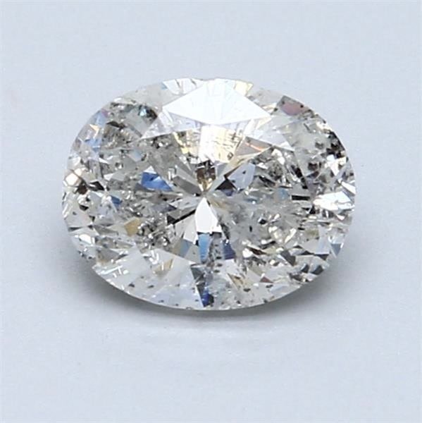 1 pcs Diamond  (Natural)  - 1.17 ct - Oval - F - I1 - International Gemological Institute (IGI) #1.0