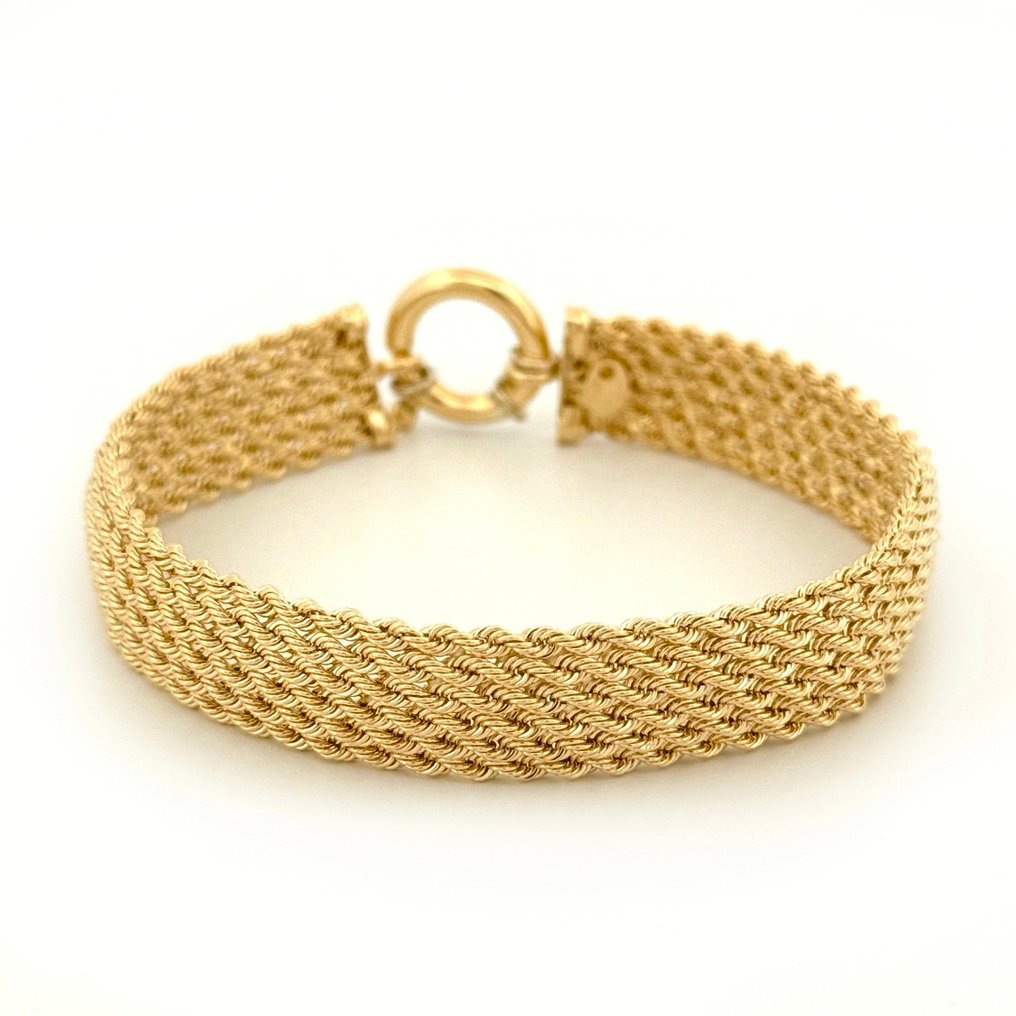 没有保留价 - Handmade - 手镯 - Bismark - 10.3 g - 18K包金 黄金 #1.0