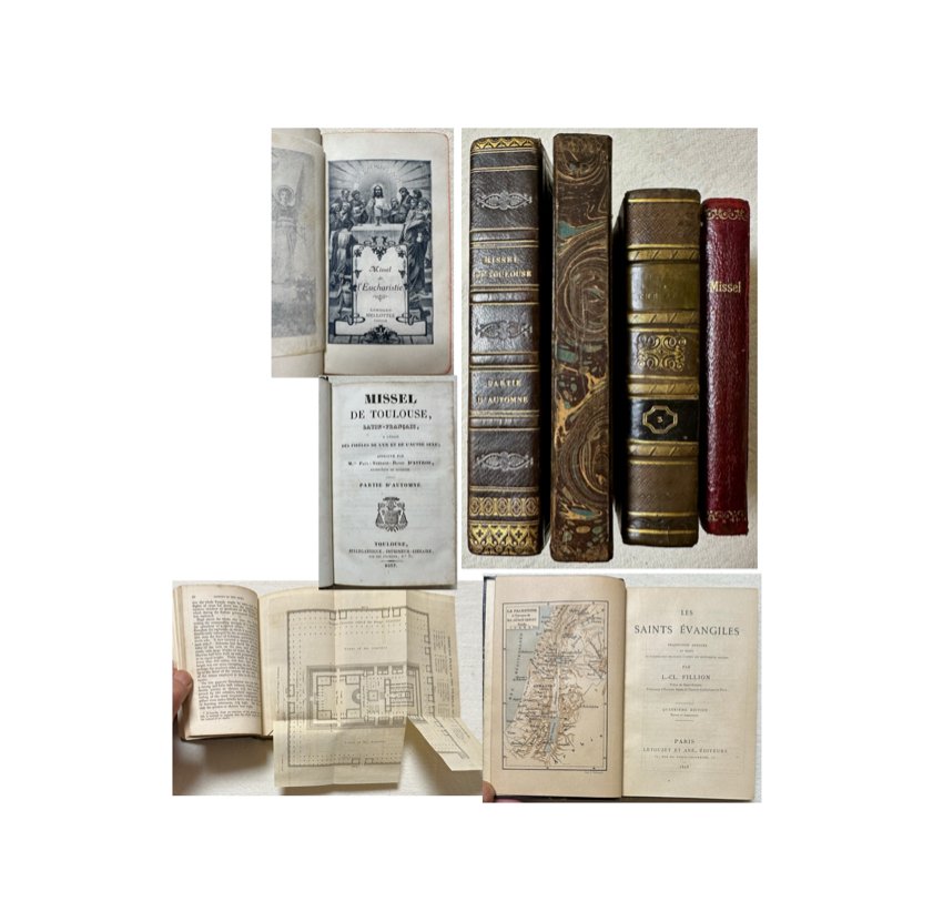 Various - Four antique books on religion and Jewish history - 1829 #1.0