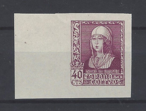 Spanje 1938 - Isabels kleur is veranderd zonder tandarts. - Edifil nº 858pcc #1.0