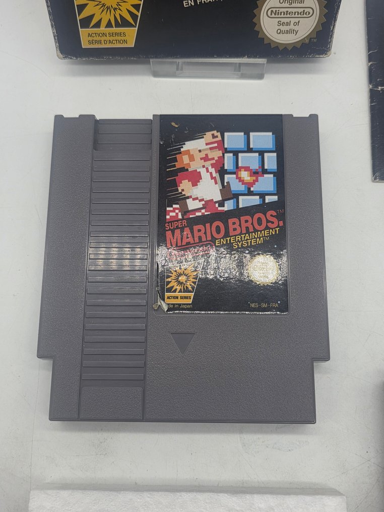Nintendo - Nes - Super Mario Bros. - Rare nintendo badge Classic NES-MW-FRA PAL B Game 1ST Edition - 电子游戏 - 带原装盒 #1.0