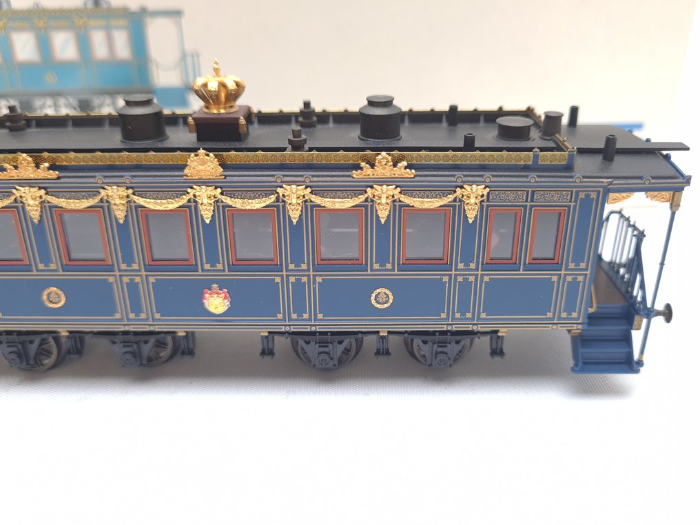 Märklin H0 - 2880 - Modeltog passagervogn (1) - Kong Ludwig togvogn del 3 (89282) - K.Bay.Sts.B #4.3
