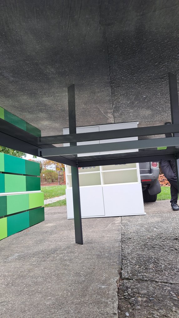 B&B Italia - Roberto Barbier - Σετ δείπνου για 12 άτομα (13) - ALMA - Σιδερένιο πλαίσιο, Αυθεντικό δέρμα #4.3