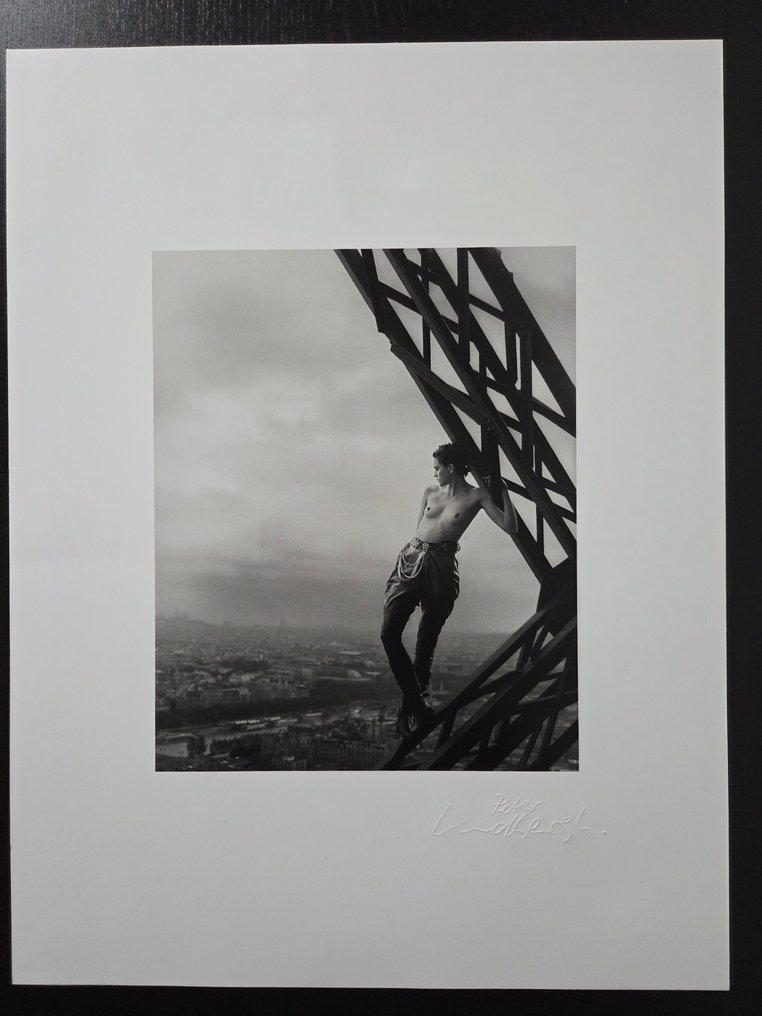 Peter Lindbergh - Mathilde on Eiffel tower #1.0