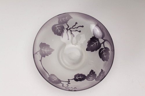 Hitomi Ishikawa – Giyama “Shisai Hamōn” Glass Tea Bowl with Original Signed Box and Cloth - Chawan - 玻璃 #3.2