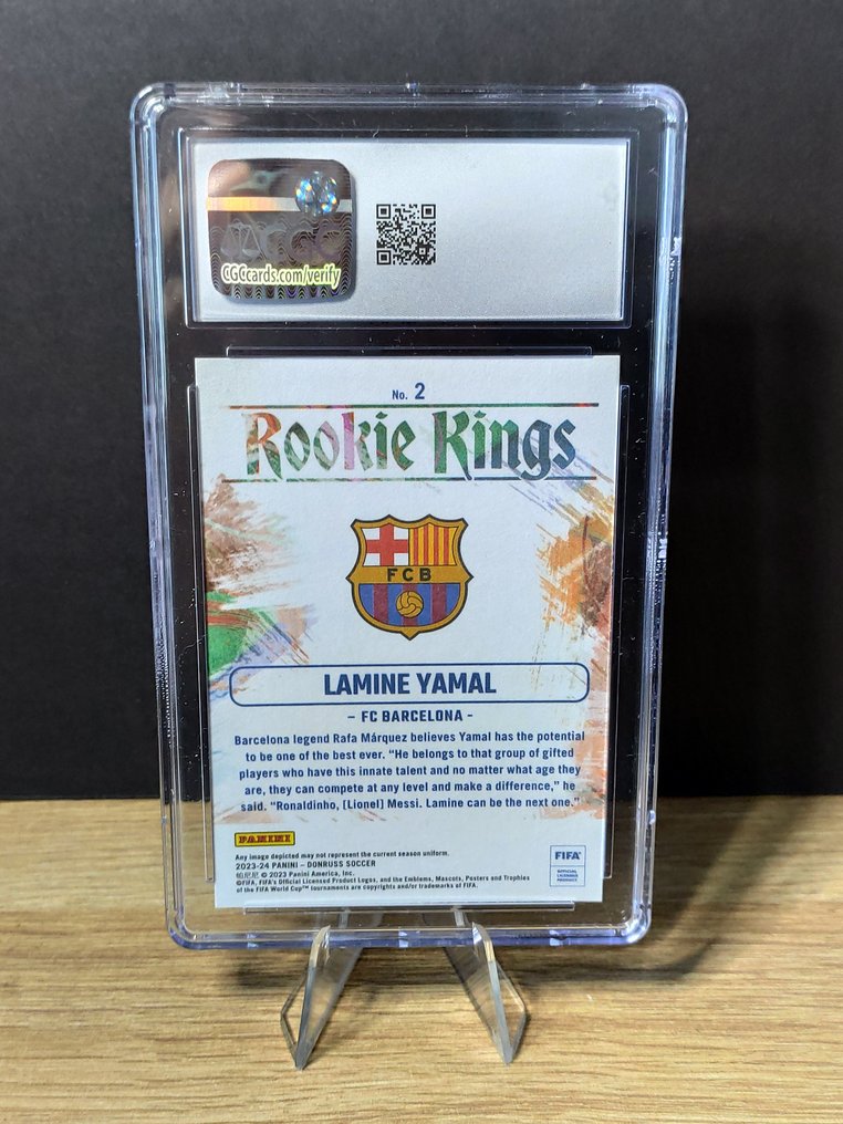 2023-24 Panini Donruss Fifa - Lamine Yamal Rookie Kings - CGC 10 Graded card #1.0
