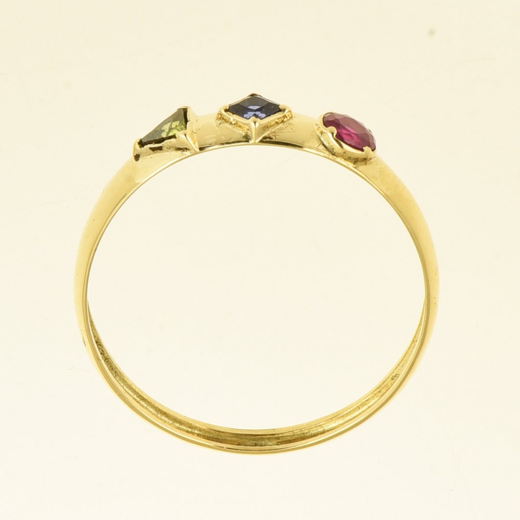 No Reserve Price - Ring - 14 kt. Yellow gold Ruby #3.2