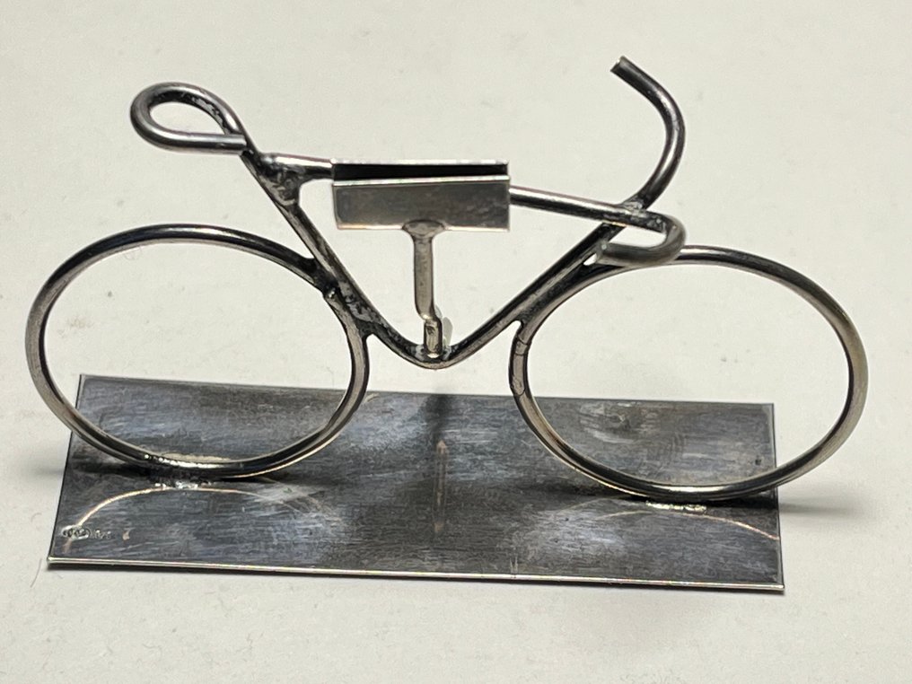 Statuetta in miniatura - Biciclette segnaposti - .800 argento #2.1