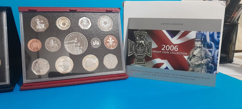 英国. Proof Set Royal Mint, delux 2011/2006 #1.0
