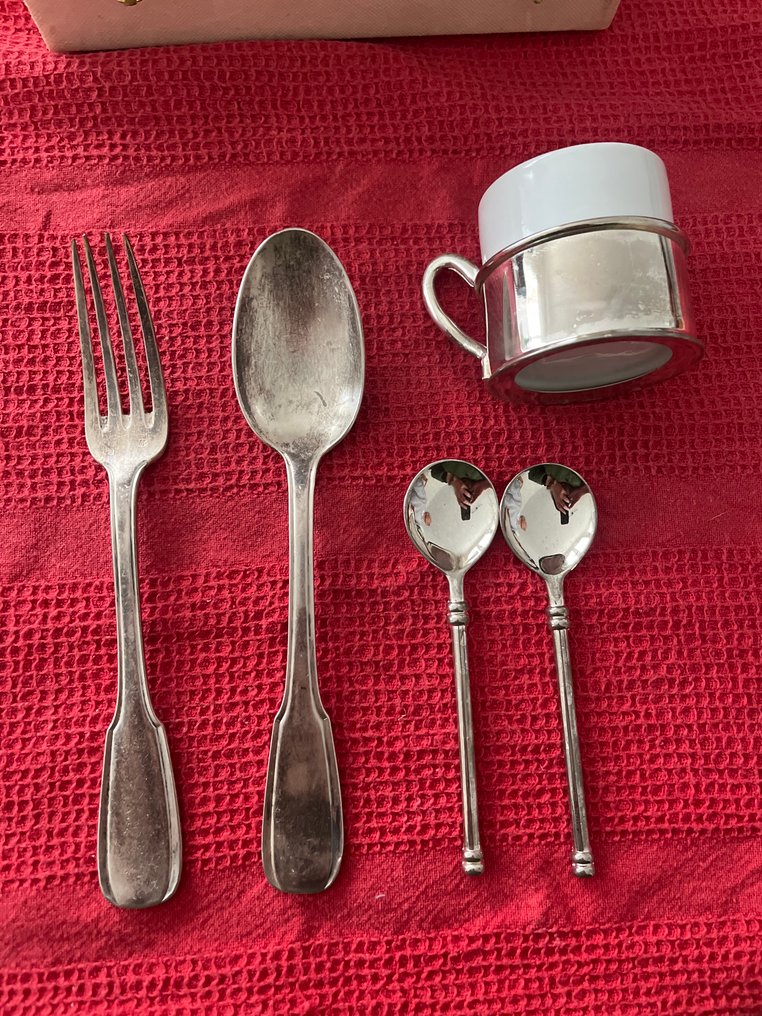 Christofle - Dåbssæt (6) - Forsølvet #1.0