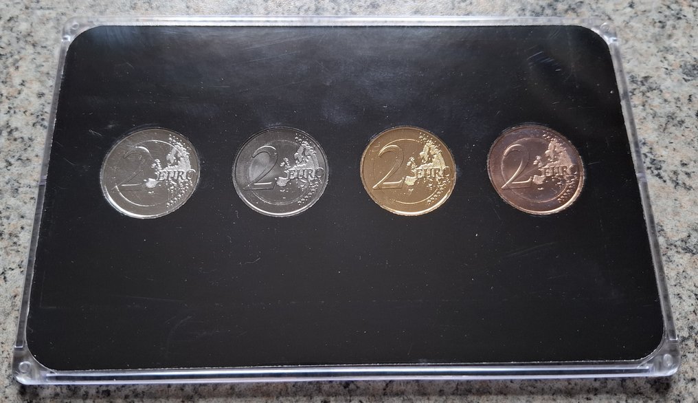 摩纳哥. 2 Euro 2013 "ONU" (4 coins)  (没有保留价) #1.0