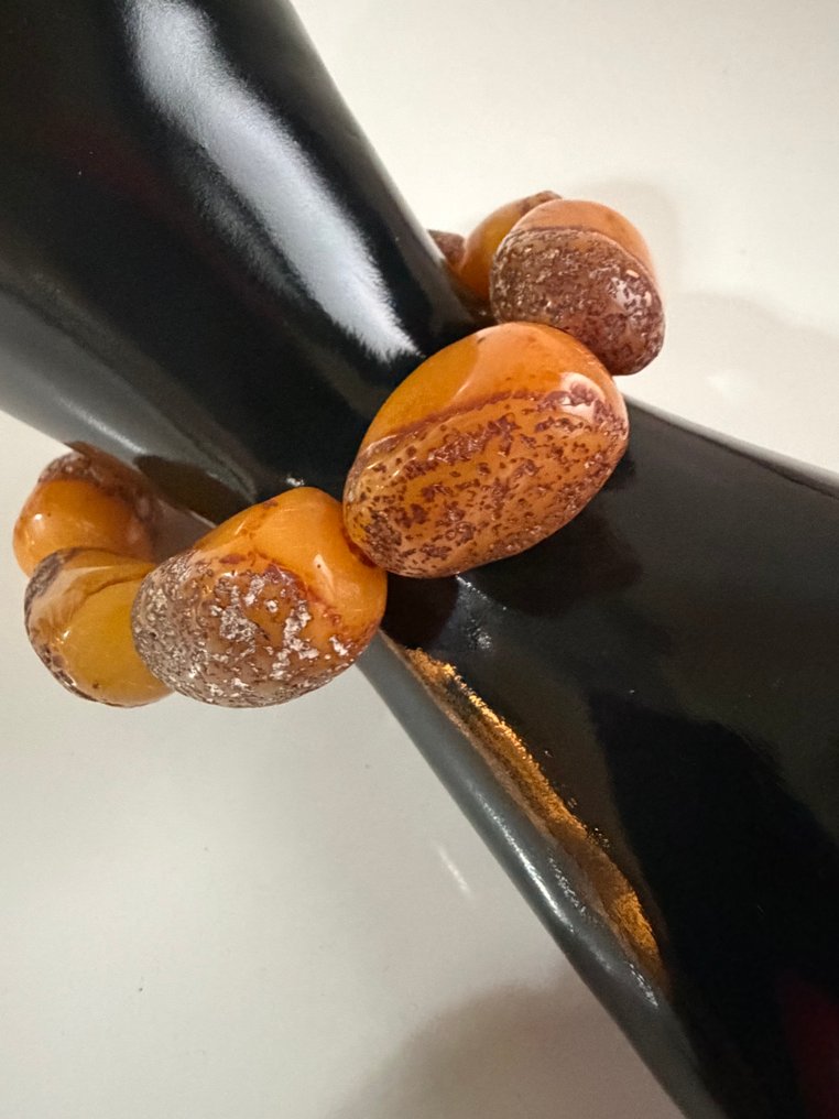 精美手工制作的波罗的海琥珀珠子手链 - 琥珀  (沒有保留價) #1.0