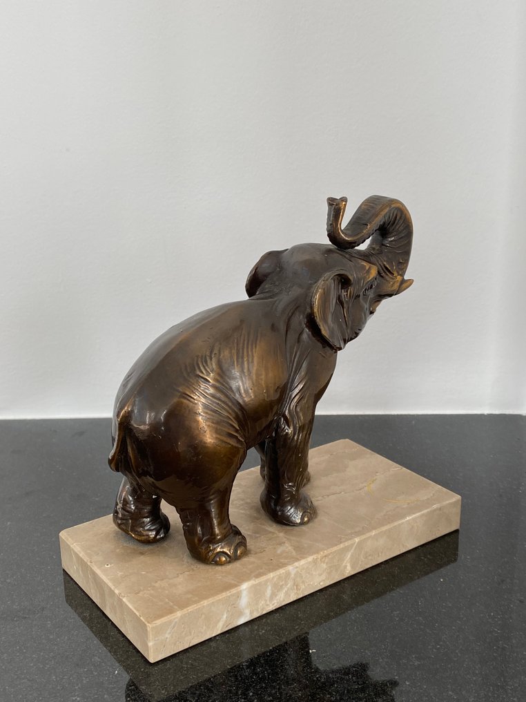 玩具人偶 - Figurka Słonia Inspirowana Brązem - 1,3 kg - 合金 #1.0