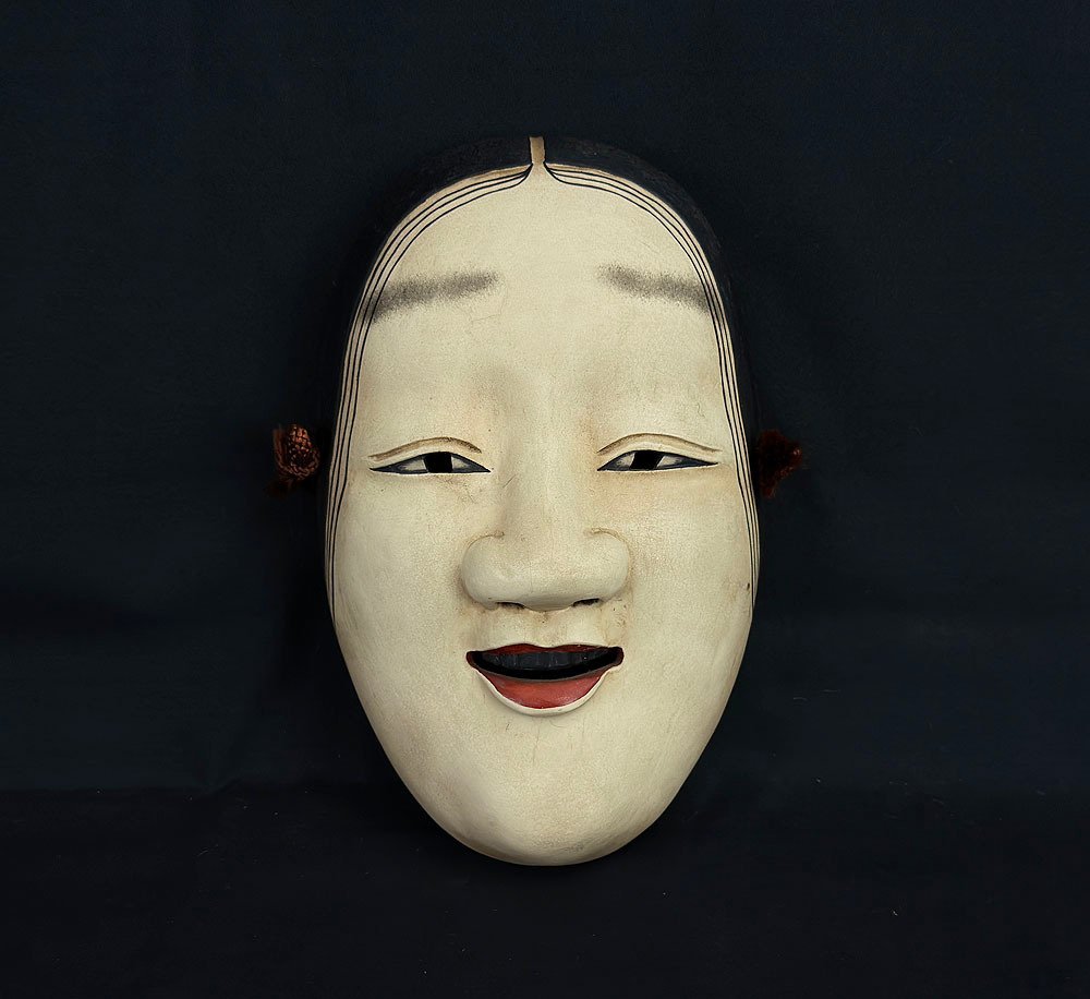 Noh masker - Hout - Koomote Mask (Zonder Minimumprijs) #1.0