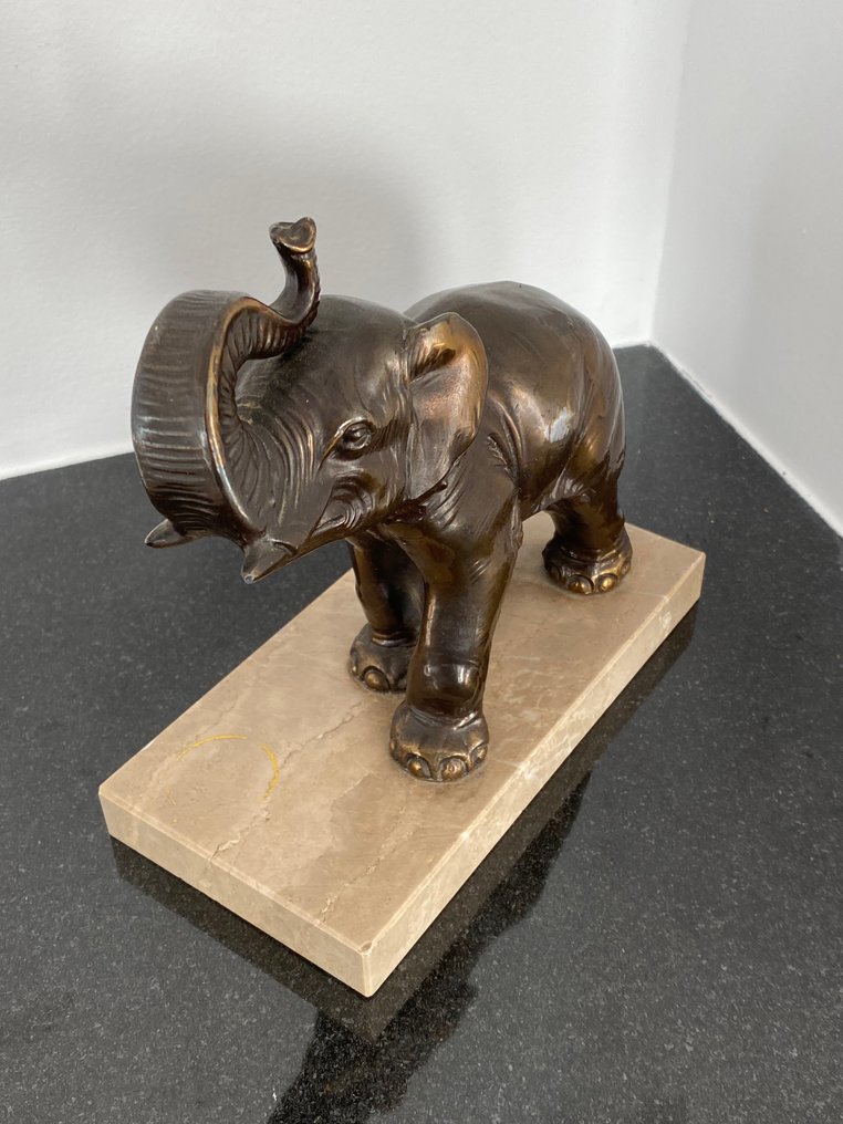 玩具人偶 - Figurka Słonia Inspirowana Brązem - 1,3 kg - 合金 #4.3