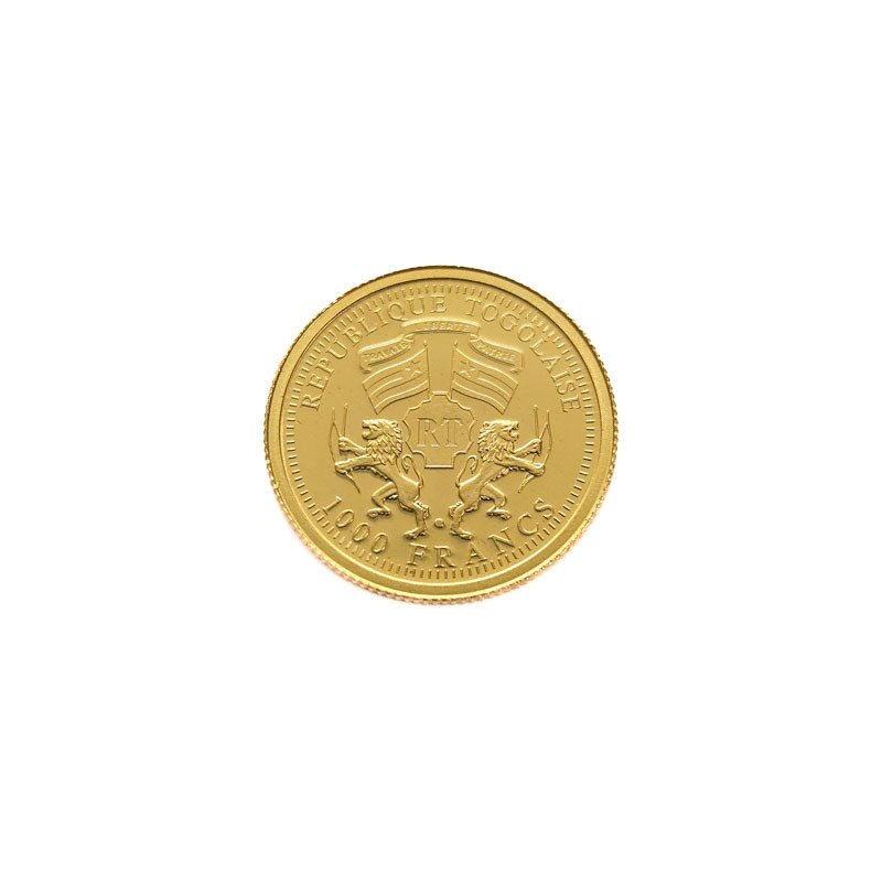 Togo. 1000 Francs 2004 - Nike - Convex #1.0