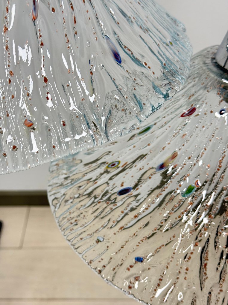 Plafondlamp (2) - Glas, IJzer #2.1