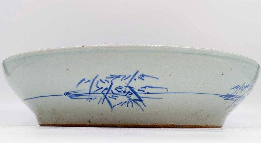 Πιάτο - Πορσελάνη - Επιβλητικό λευκό και μπλε #4.3