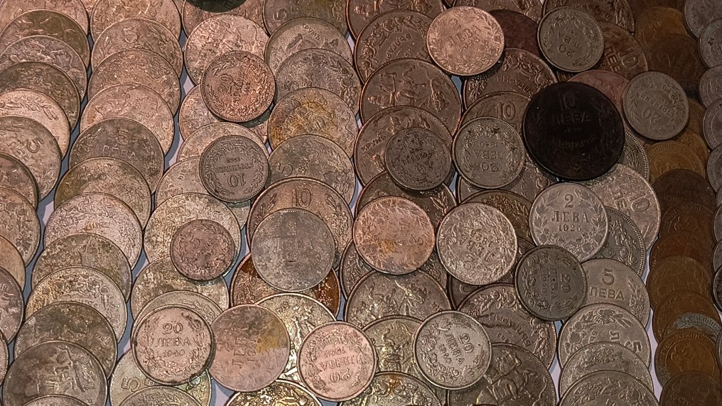 Bulgaria. Collection of 155 coins various metals and denominations XIX/XX cent. (Senza prezzo di riserva) #1.0