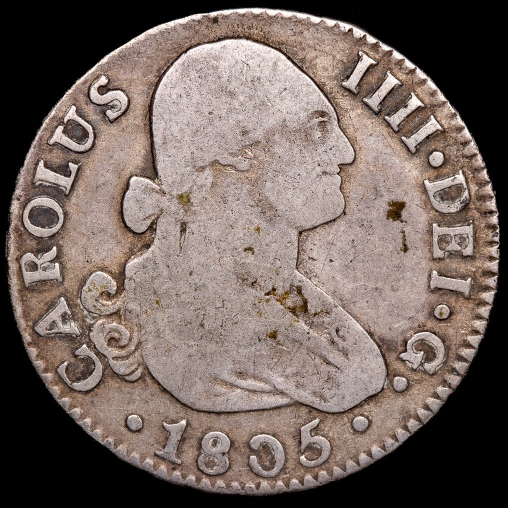Spain. Carlos IV. 2 Reales 1805 - Sevilla CN (No Reserve Price) #1.0