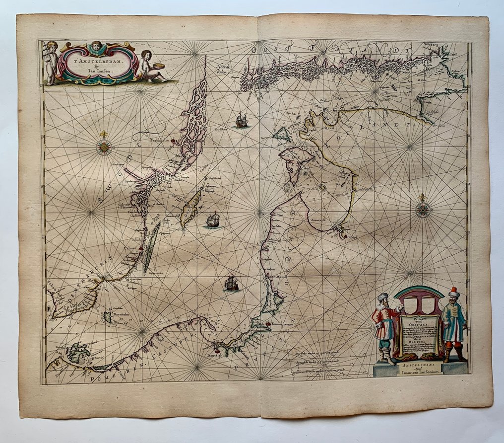 Baltic Sea - Eastern Europe; J. Janssonius - Pascaart vande Oost-Zee… Tabula Hydrographica Maris Baltici… Amstelodami apud Ioannem Ianssonium - 1621-1650 #1.0