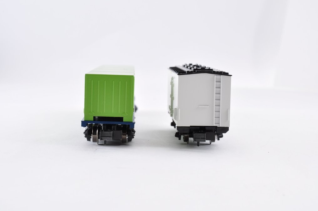 Kato N - KATO 8002 8006 - Rame automotrice (2) - Ensemble de 2 wagons de fret (Re 12000 / Koki 10000) - JR #3.2