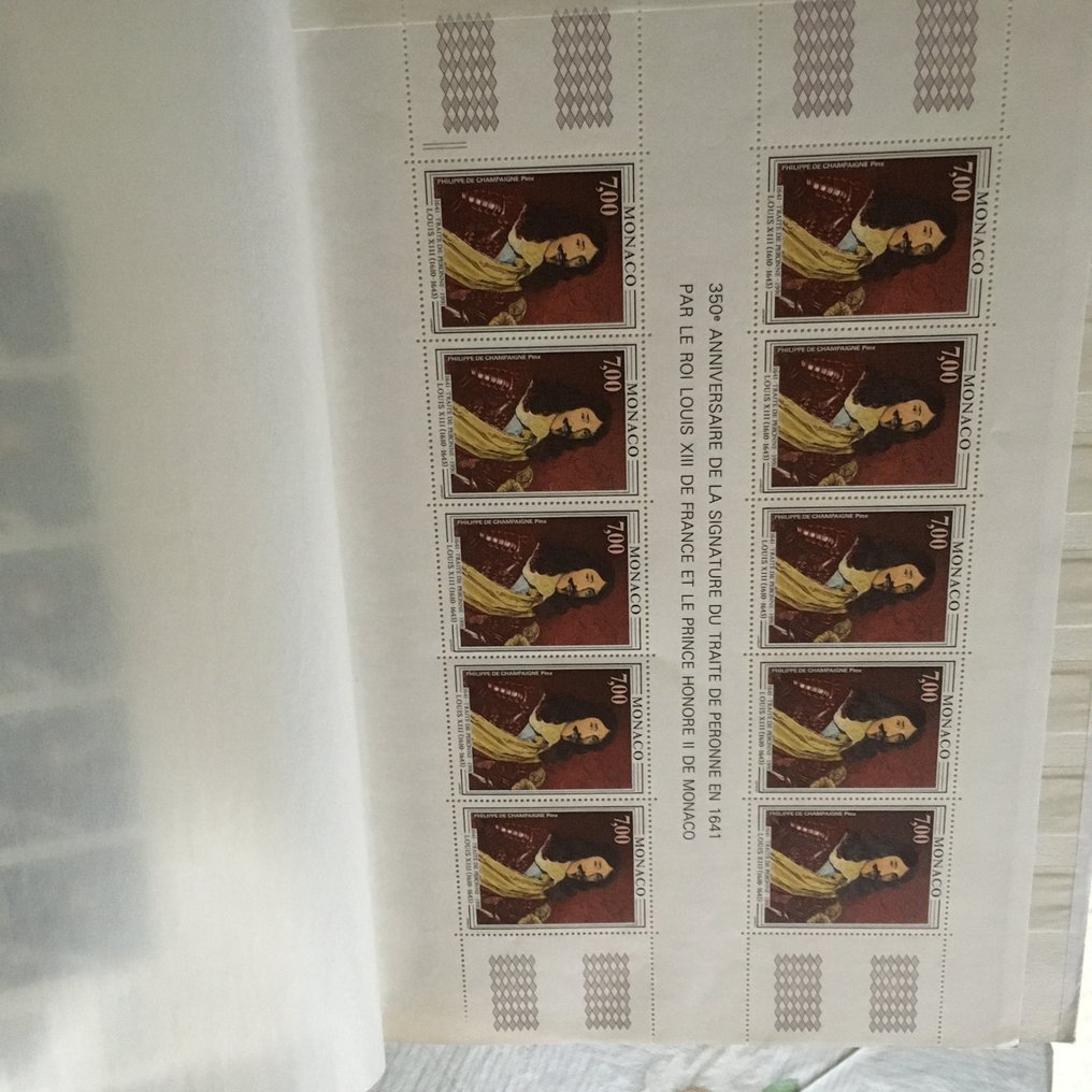 摩納哥  - 全新迷你册、便签和小册子系列，以及摩纳哥1991-1999年的FDC。 #2.1